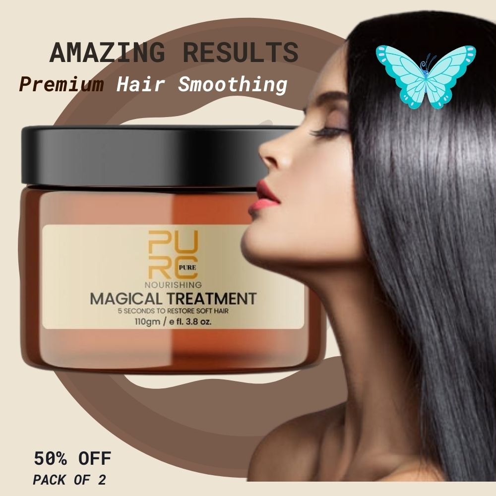 PURE MAGICAL TREATMENT 5 Second to Restore Soft Hair 110gm Pack of 2