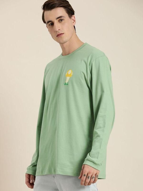 Dillinger Green Graphic Oversized T-Shirt