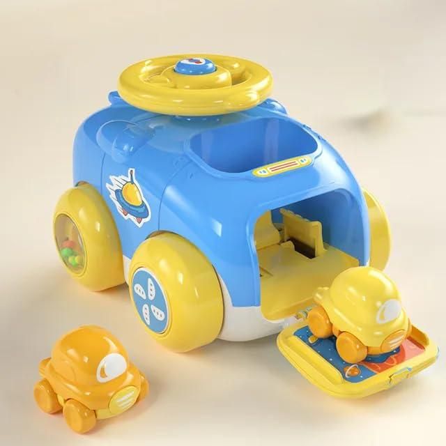 Car Vehicle, Fine Motor Skills, Cartoon Ejection Car Toy