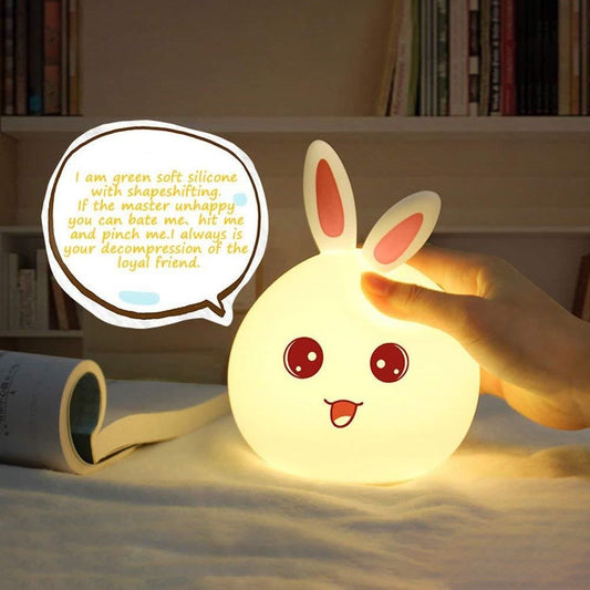 Children Night Lamp Silicone Touch Sensor LED Lamps