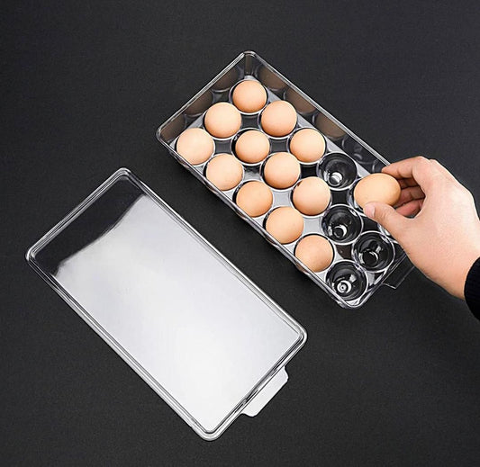 18 grids egg Storage Clear Plastic egg Container�