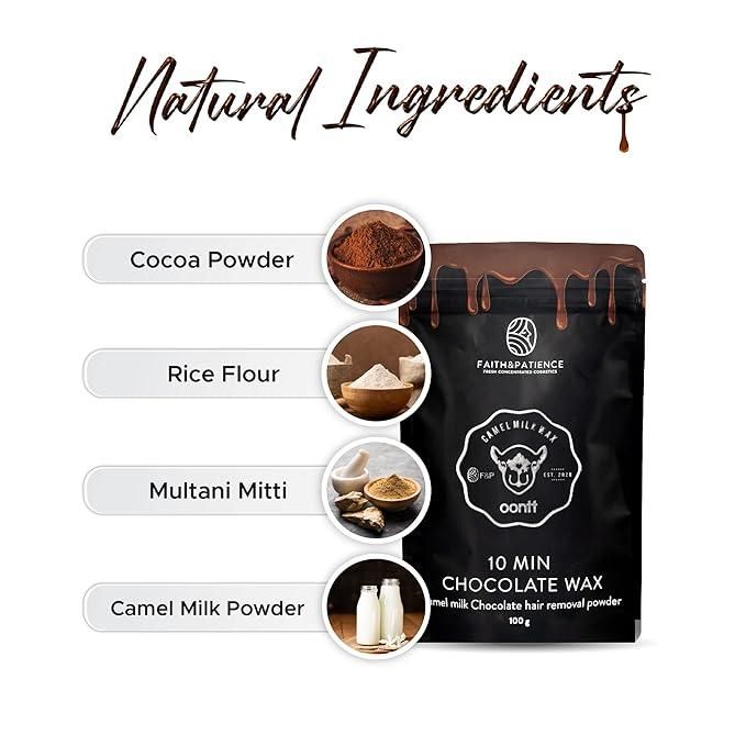 Chocolate Hair Removal Powder - 10 Min Full Body Wax 100gm